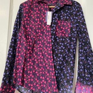 NWT j.crew liberty floral blouse